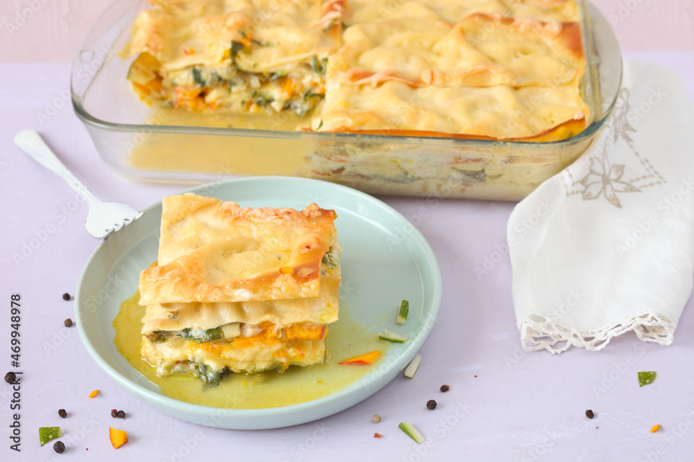 Kürbis- Lasagne Kürbis- Lasagne
