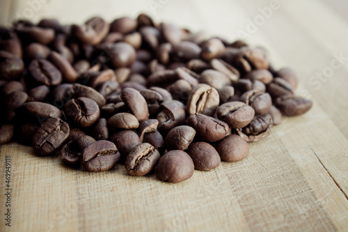 roasted coffee on the table