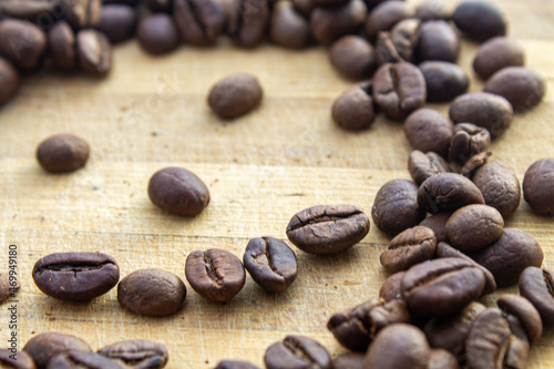 roasted coffee on the table