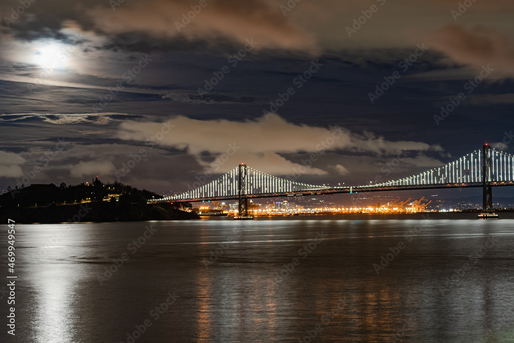 San Fransisco Bay Bridge at Night