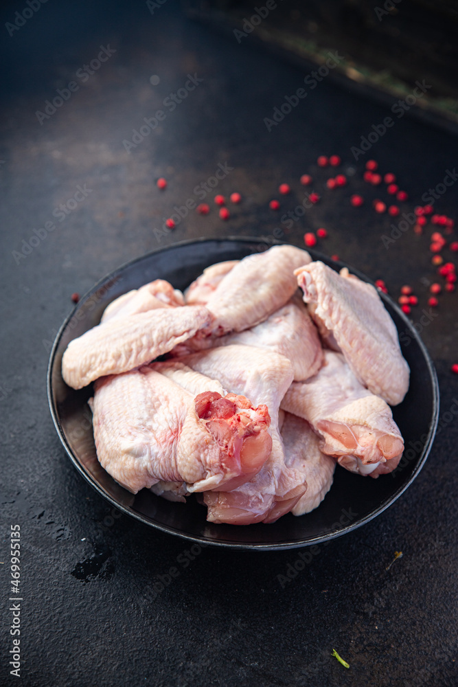 chicken wings raw meat poultry fresh meal snack copy space food background rustic chicken wings raw meat poultry fresh meal snack copy space food background rustic