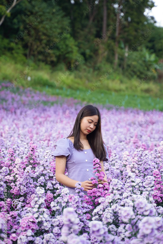 Lady in the garden flower Lady in the garden flower