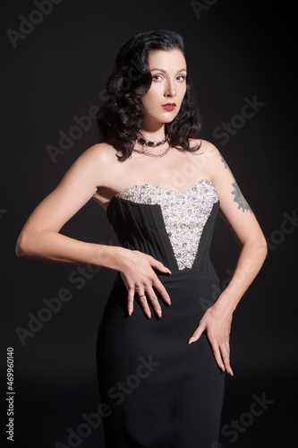 pretty brunette woman