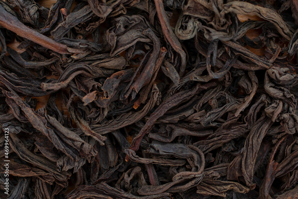 Long black tea. Close-up. View from above
