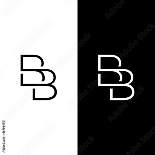 Letter BB logo with sophisticated design. the concept of using minimal, and clean. suitable for personal, real estate, business consulting, fashion, business modern, and others