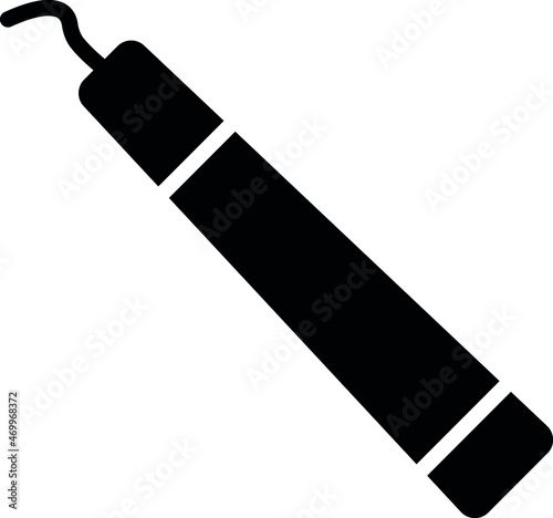 health icons periodontal scaler  and dentist