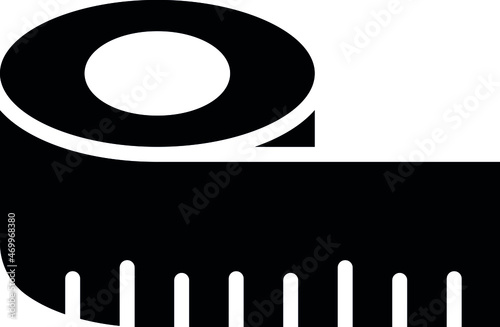 health icons measuring tape  and ruler