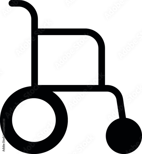 health icons wheel chair  and injury