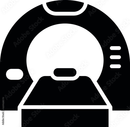 health icons ct scan  and radiology