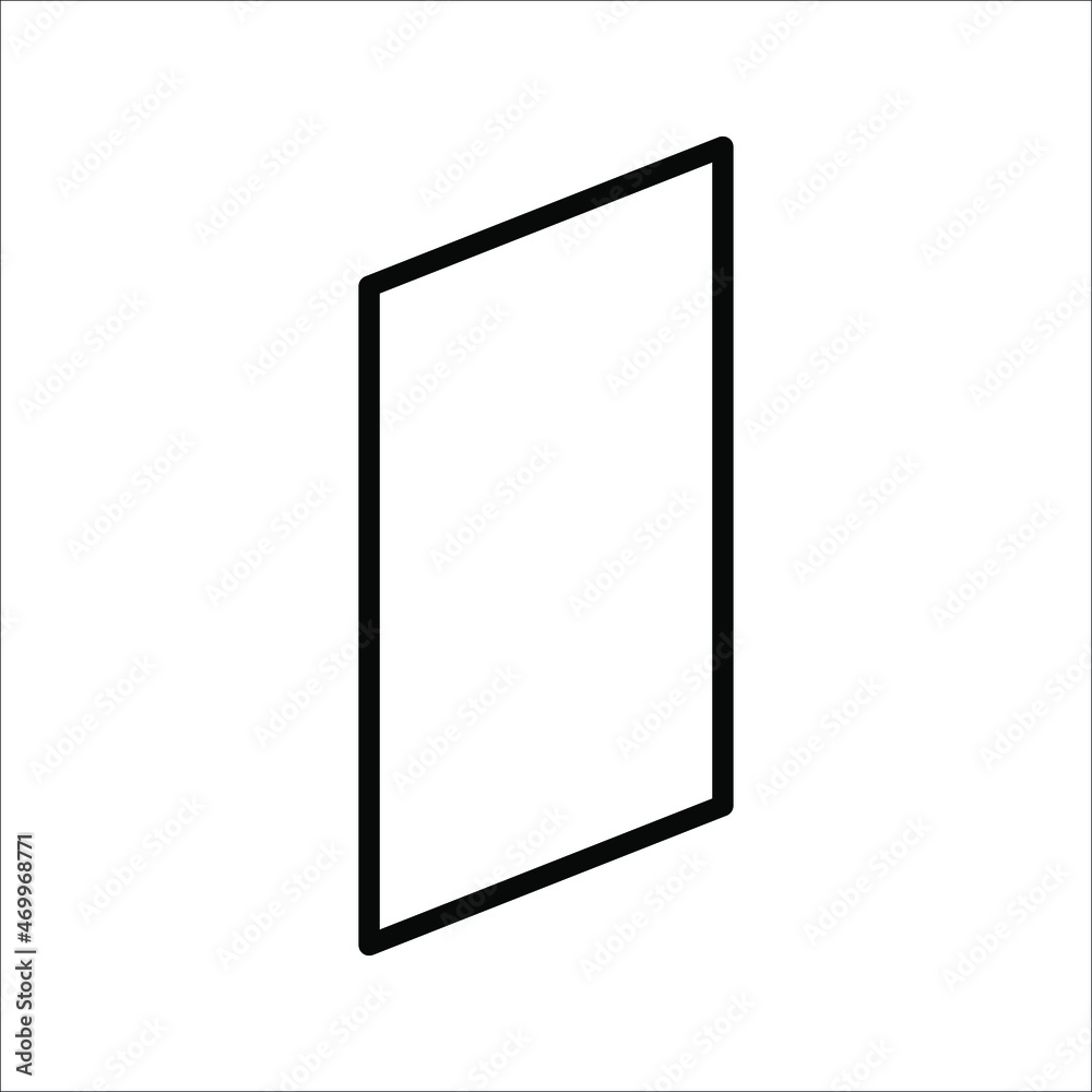 parallelogram shape illustration vector graphic. basic shape perfect for preschool learning for children and good for mathematics parallelogram shape illustration vector graphic. basic shape perfect for preschool learning for children and good for mathematics