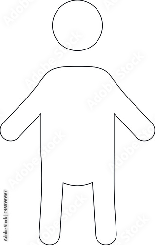 game gadgets icons human and full body