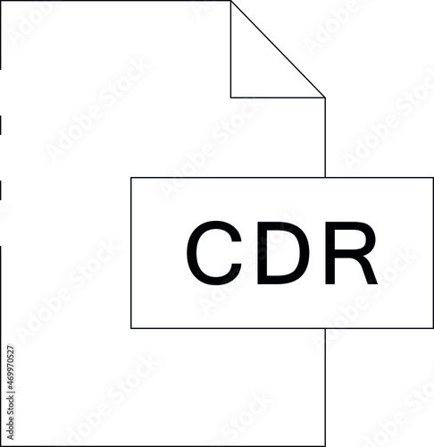 file format icons cdr and extension