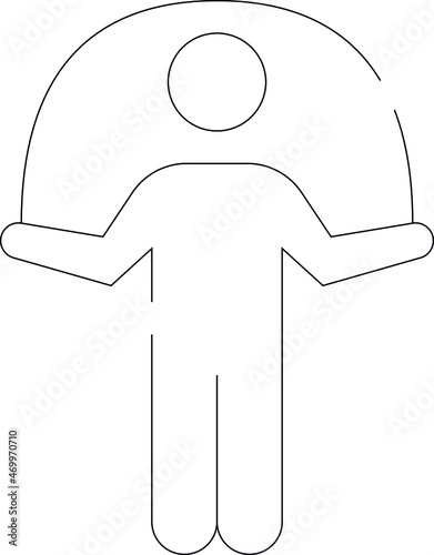 exercise icons jumping and jump rope