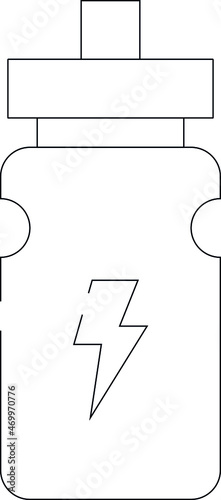 exercise icons Energy drink  and calories