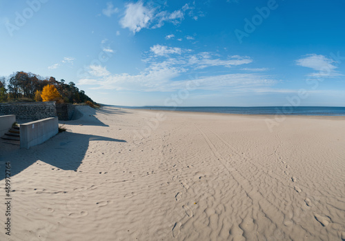 Seashore panoramic view in Narva Joesuu photo