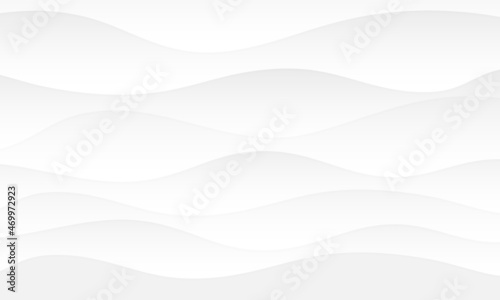 white abstract wave background vector