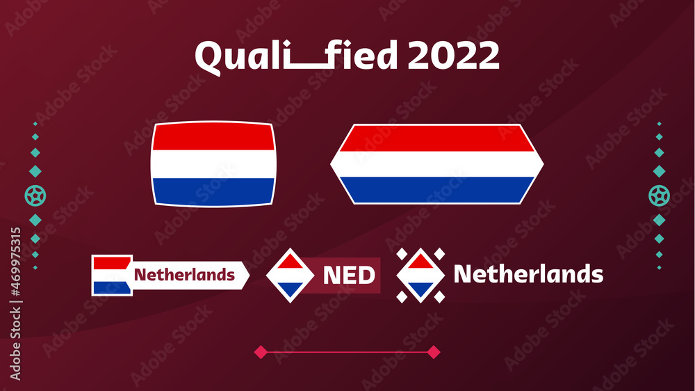 Fyon Qatar 2022 World Soccer Cup Flag for Netherlands Flag Banner
