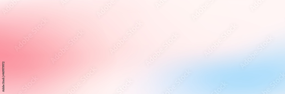 Pastel pink horizontal background. Modern blurry gradient backdrop in soft colors. Template, banner, wallpaper, presentation design. Vector abstract art.	
