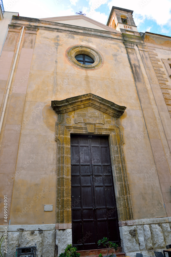 former church of santa maria santissima degli agonizzanti castellammare del golfo sicily italy