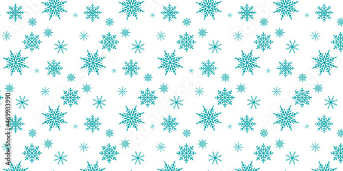 seamless pattern with snowflakes