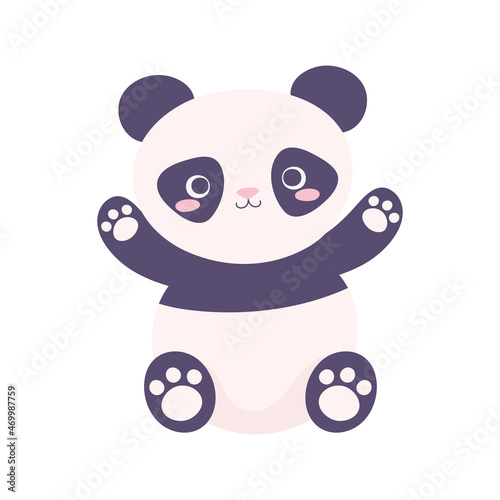 Fototapeta Naklejka Na Ścianę i Meble -  cute little panda