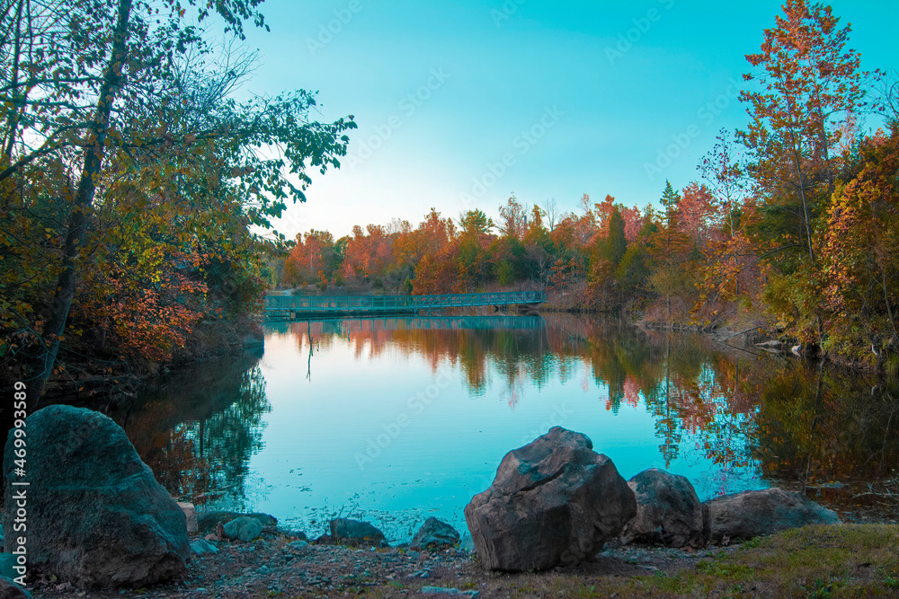 Obraz premium Klondike Park Lake