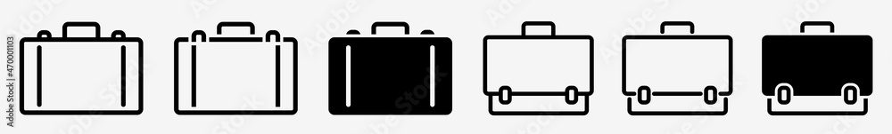 Briefcase Icon Handle Briefcase Set | Briefcases Icon Brief Bag Suitcase Vector Illustration Logo | Office Briefcase-Icon Isolated Business Briefcase Collection Briefcase Icon Handle Briefcase Set | Briefcases Icon Brief Bag Suitcase Vector Illustration Logo | Office Briefcase-Icon Isolated Business Briefcase Collection