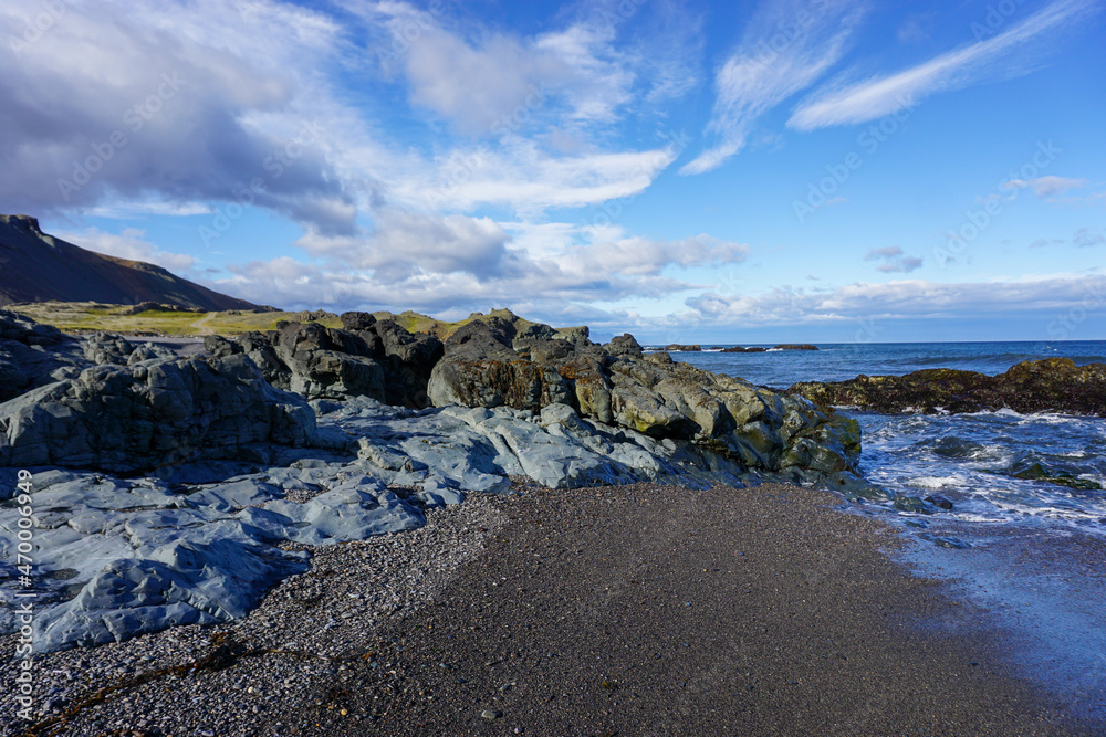 Beach in eastern Iceland