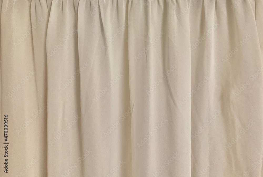 Fototapeta premium weisses Textile Gewebe drapiert