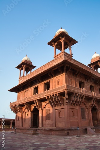 A building somewhere in the Agra district, Uttar Pradesh state, India.