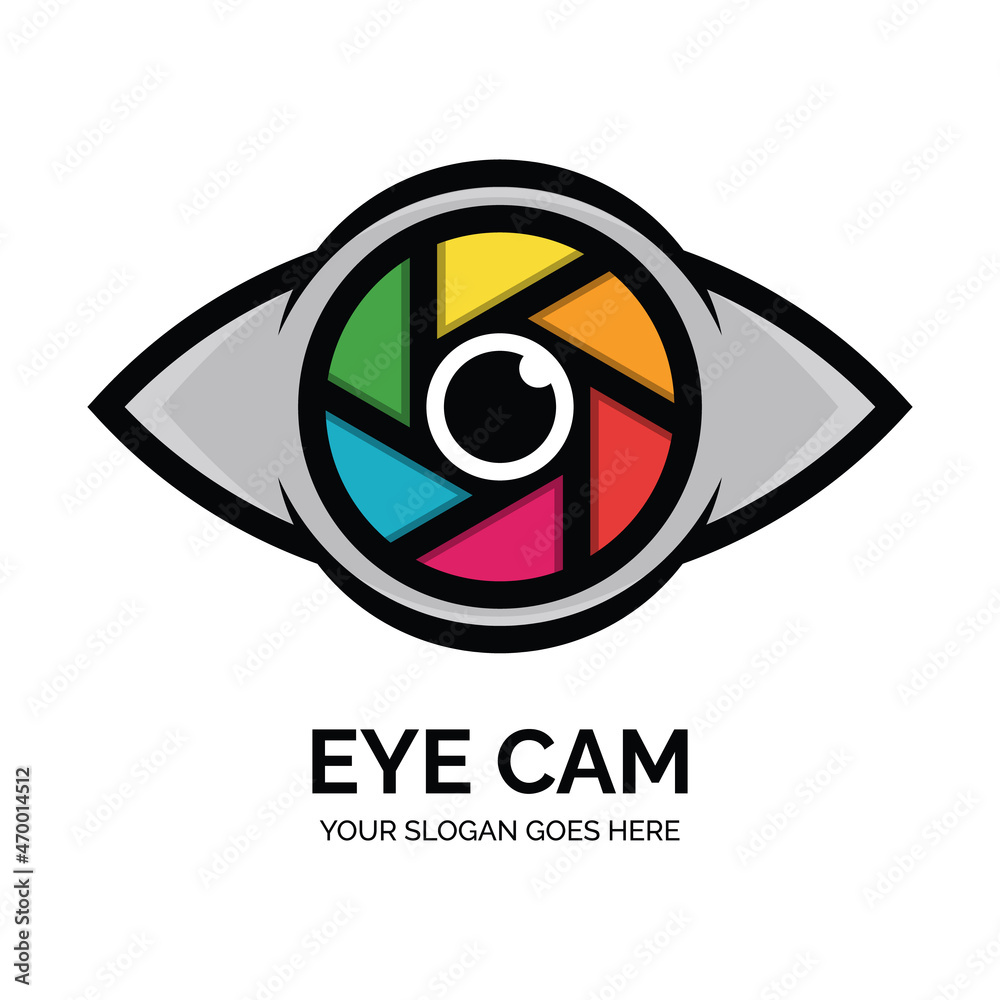 Eye Camera Logo Vector Template Eye Camera Logo Vector Template