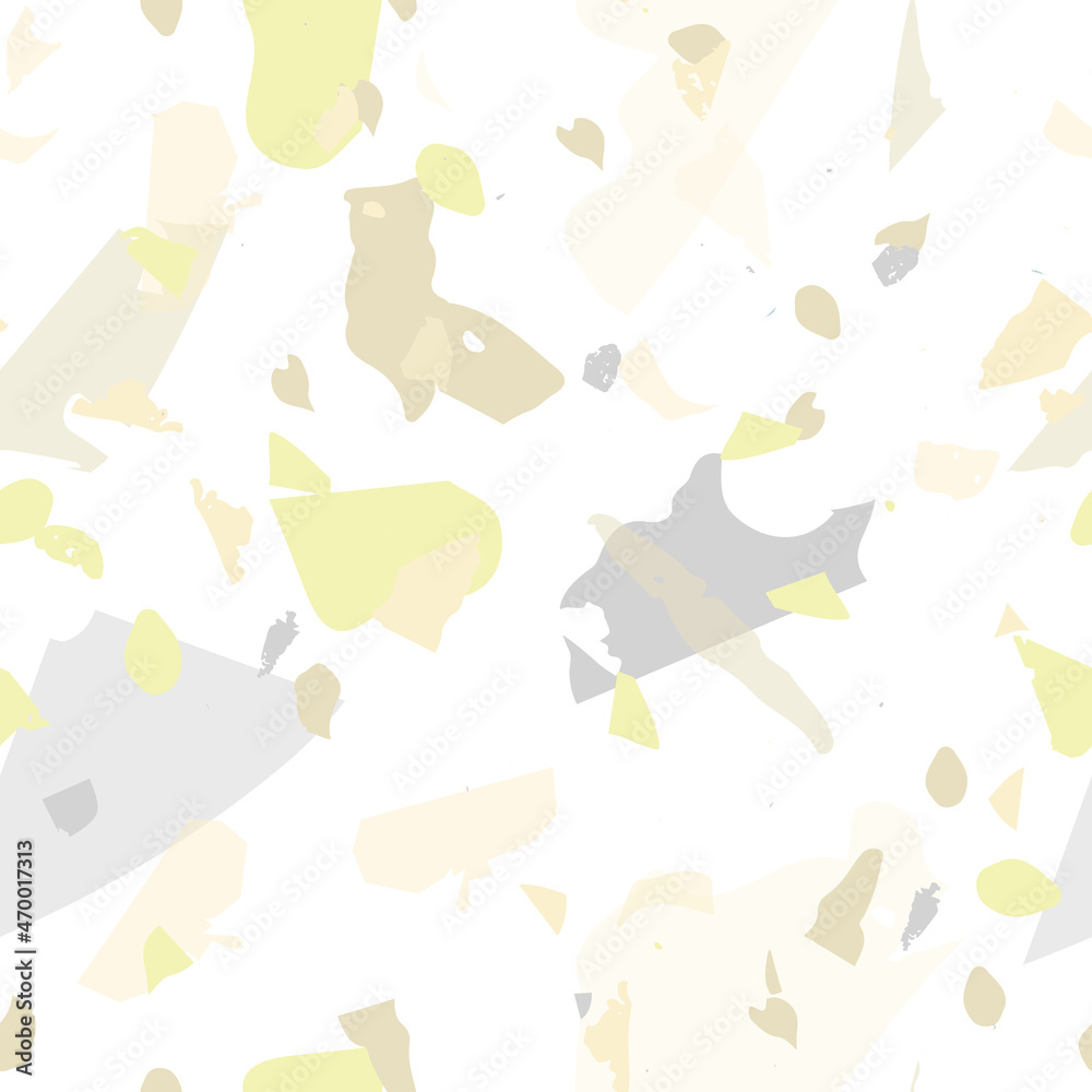 Terrazzo seamless pattern. Earthy  minimalistic