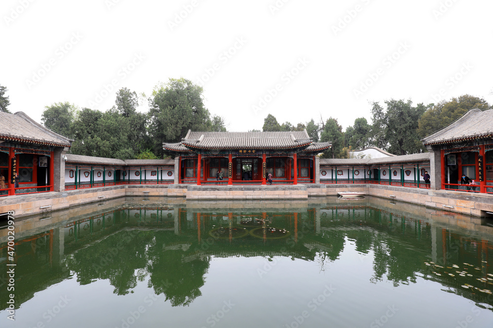 Chinese classical architectural scenery, Beijing