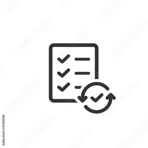 Tasks history. Clipboard icon. Task done. Project completed. Worksheet sign. Survey. Reset icon. Vector timer. Countdown icon. Reuse icon. Data exchange. Repeat. Reload. Start over. Extra options. 