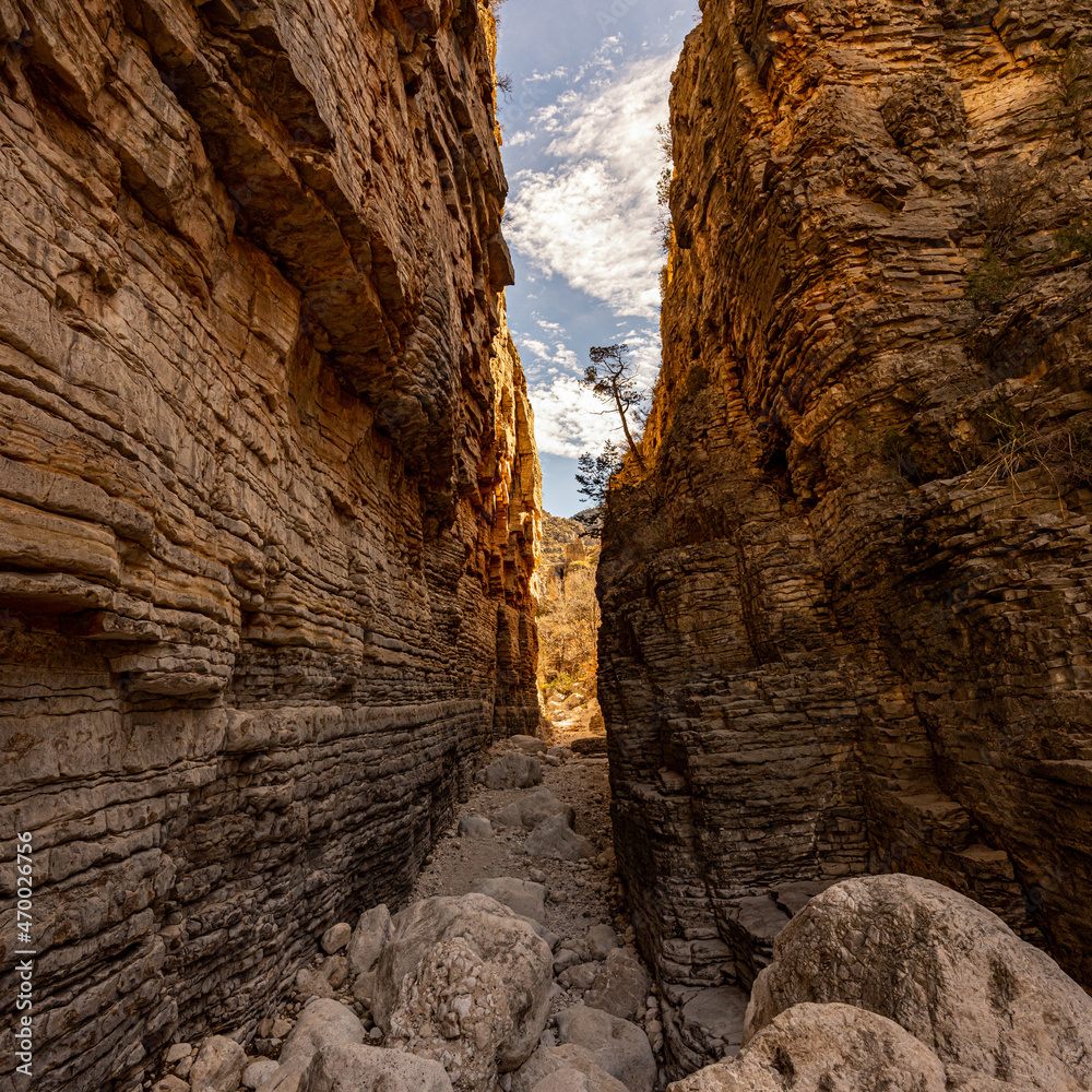 The Devils Hall In Guadalupe Mountains