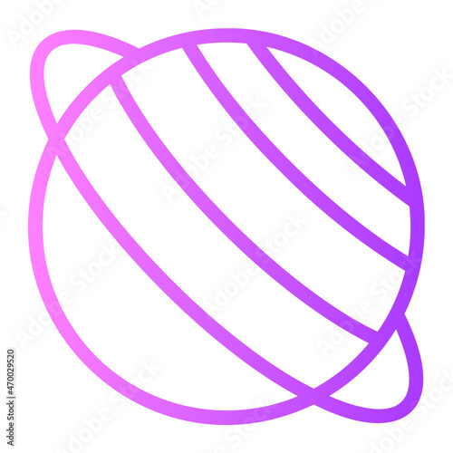 saturn gradient icon