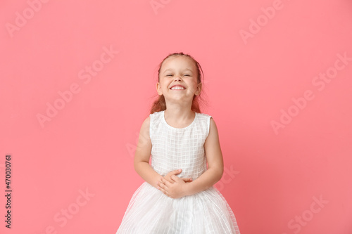 Portrait of pretty smiling ...