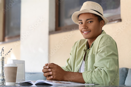 Handsome African-American g...