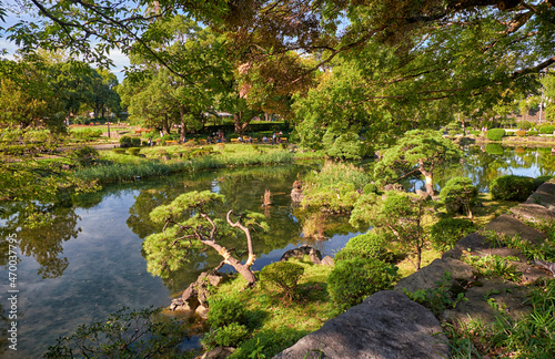 Hibiya Park in Chiyoda City, Tokyo, Japan