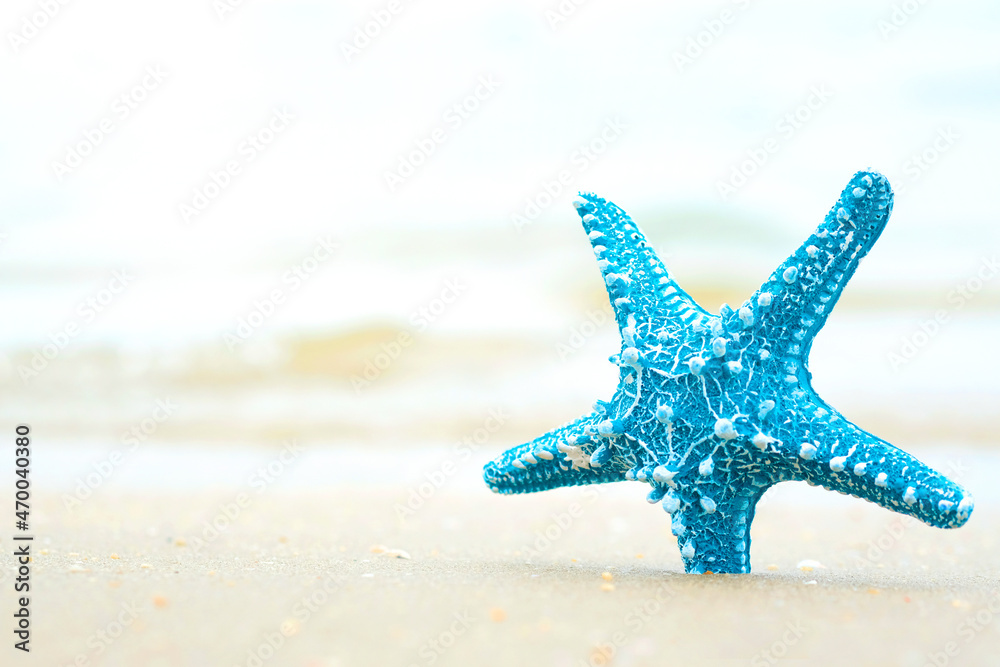 Starfish and Wave water sea blue amazing on islands in the world Starfish and Wave water sea blue amazing on islands in the world