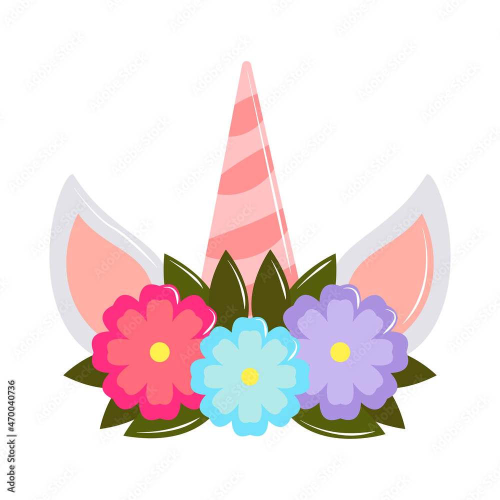 horn and ears unicorn horn and ears unicorn