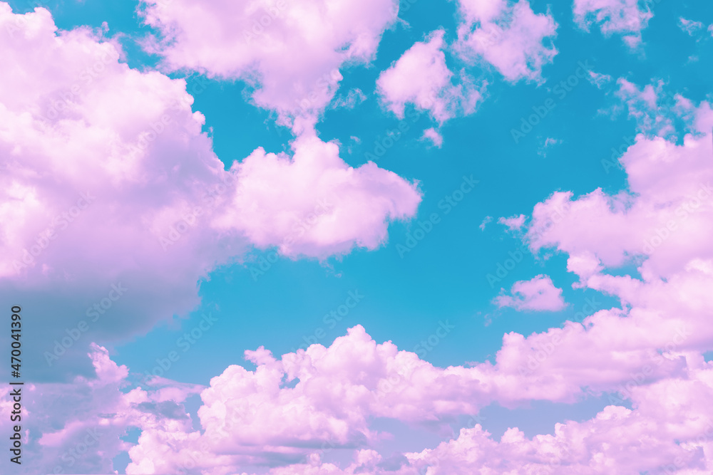 pink clouds, sky background