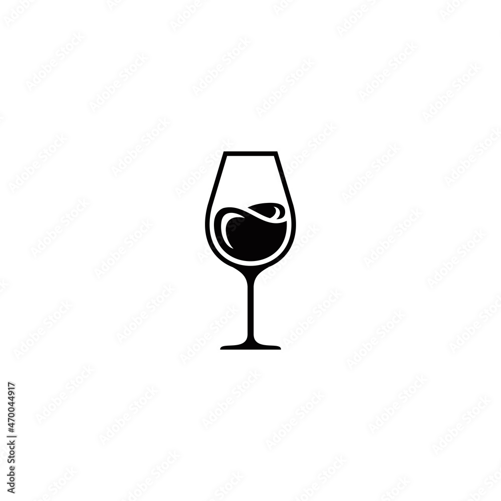 Wine simple flat icon vector illustration Wine simple flat icon vector illustration