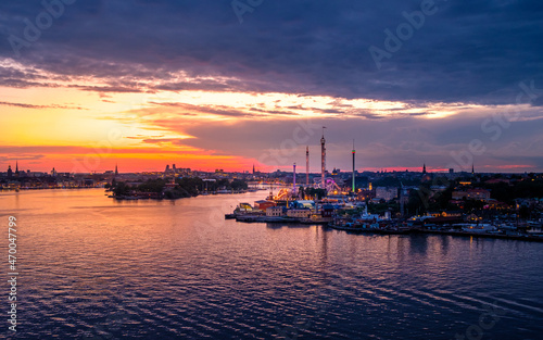 Sonnenuntergang Stockholm