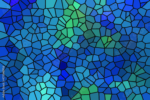 Multicolor Broken Stained Glass Background