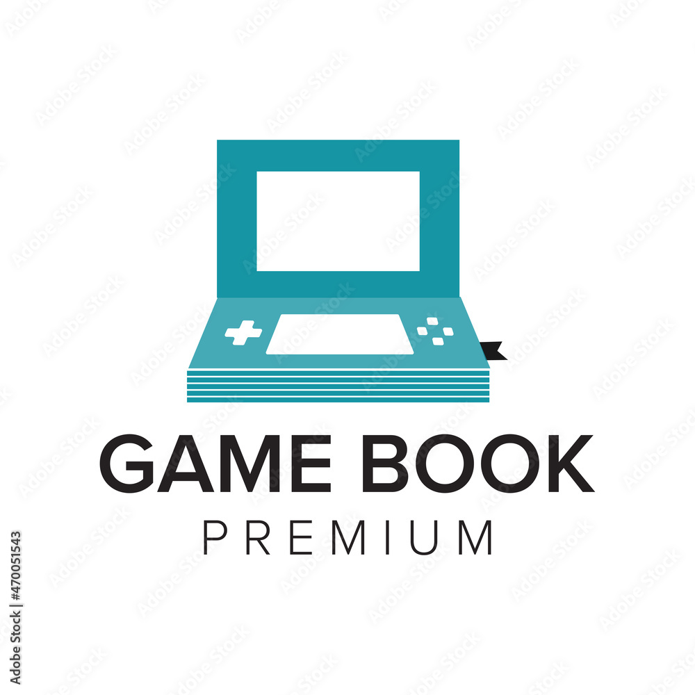 game book logo icon vector template game book logo icon vector template