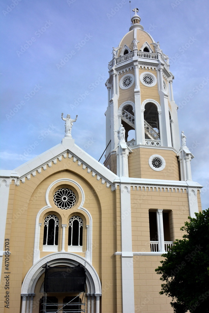 Fototapeta premium Rincones de la ciudad vieja de Panamá City, capital de Panamá