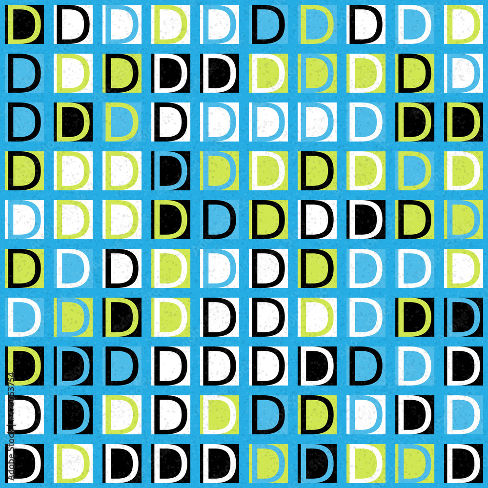 Abstract Geometric Pattern generative computational art illustration