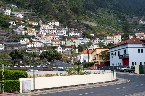 Fototapeta Naklejka Na Ścianę i Meble -  The view of town Porto Moniz