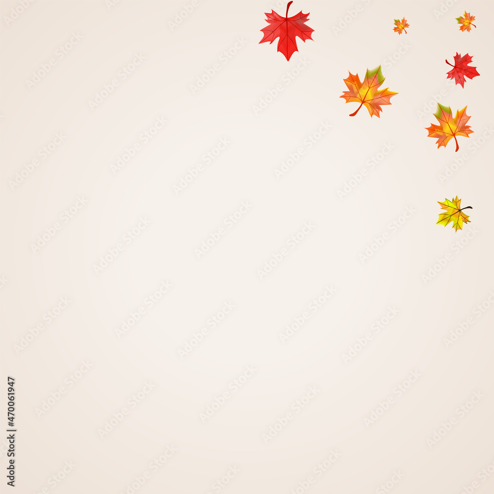 Orange Plant Background Beige Vector. Leaf Ground Frame. Autumnal October Floral. Beautiful Foliage Card. Orange Plant Background Beige Vector. Leaf Ground Frame. Autumnal October Floral. Beautiful Foliage Card.